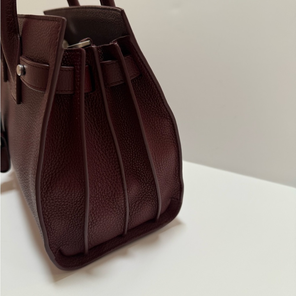 SAINT LAURENT
Baby Sac De Jour Tote/Shoulder Bag Burgundy with Silver Hardware - Picture 4 of 12